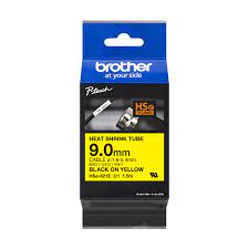 Brother HSe-621E - Black on yellow - Roll (0.9 cm x 1.5 m) 1 cassette(s) hanging box - heat shrink tube tape - for P-Touch PT-D800W, PT-E300, PT-E300VP, PT-E550WVP, PT-P700, PT-P750W, PT-P900W, PT-P950NW